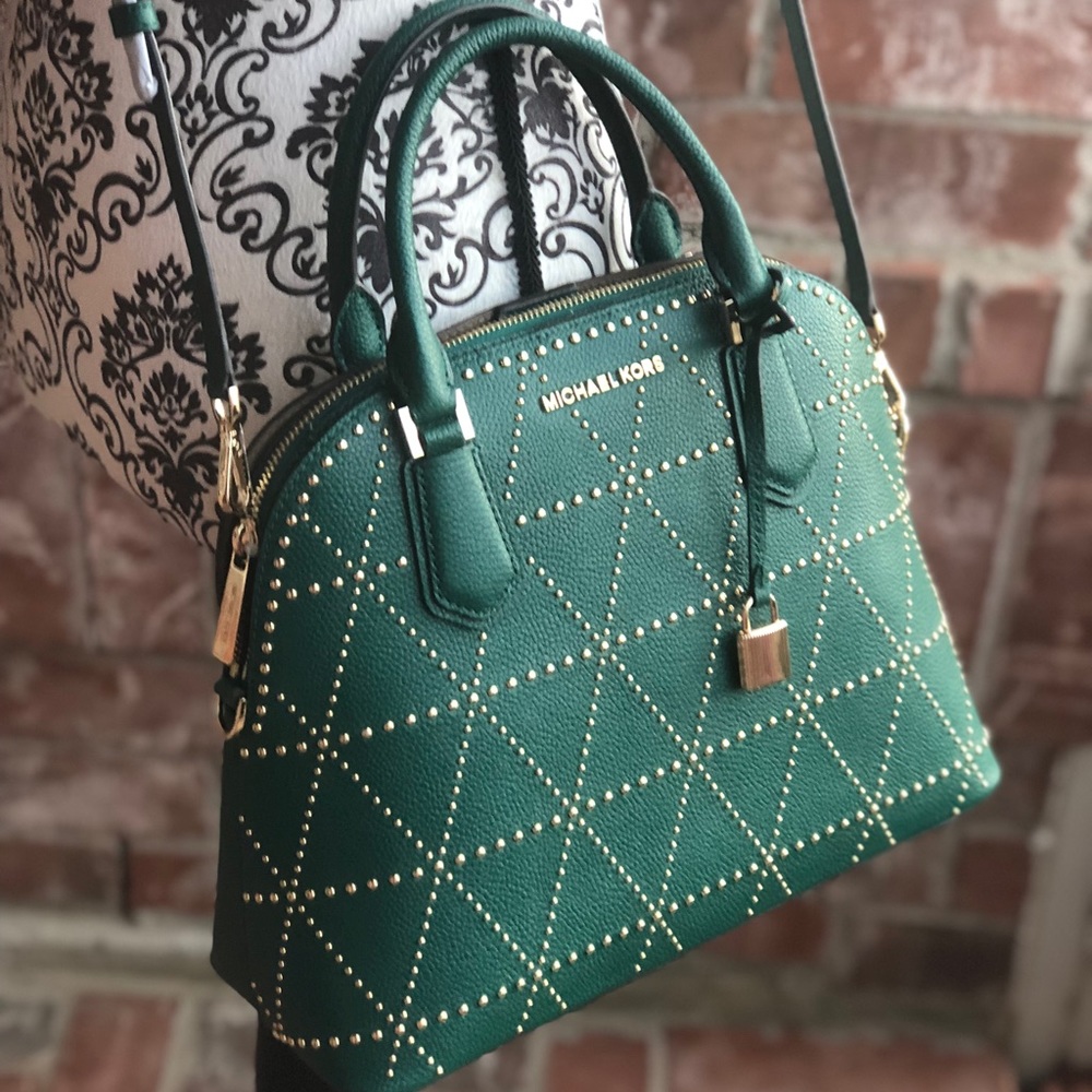 Michael kors adele Large studded satchel bag - Picture 5 of 8